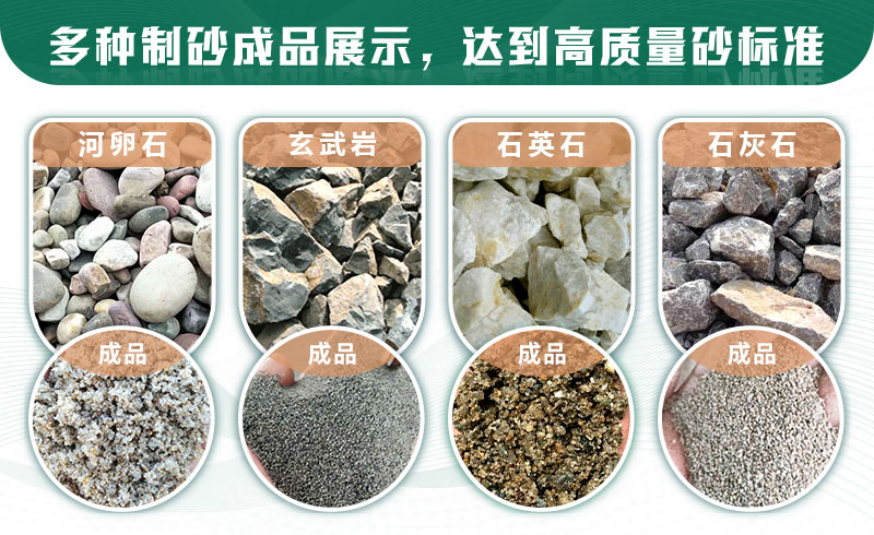什么樣的石頭適合制砂？制沙生產(chǎn)線如何配置？